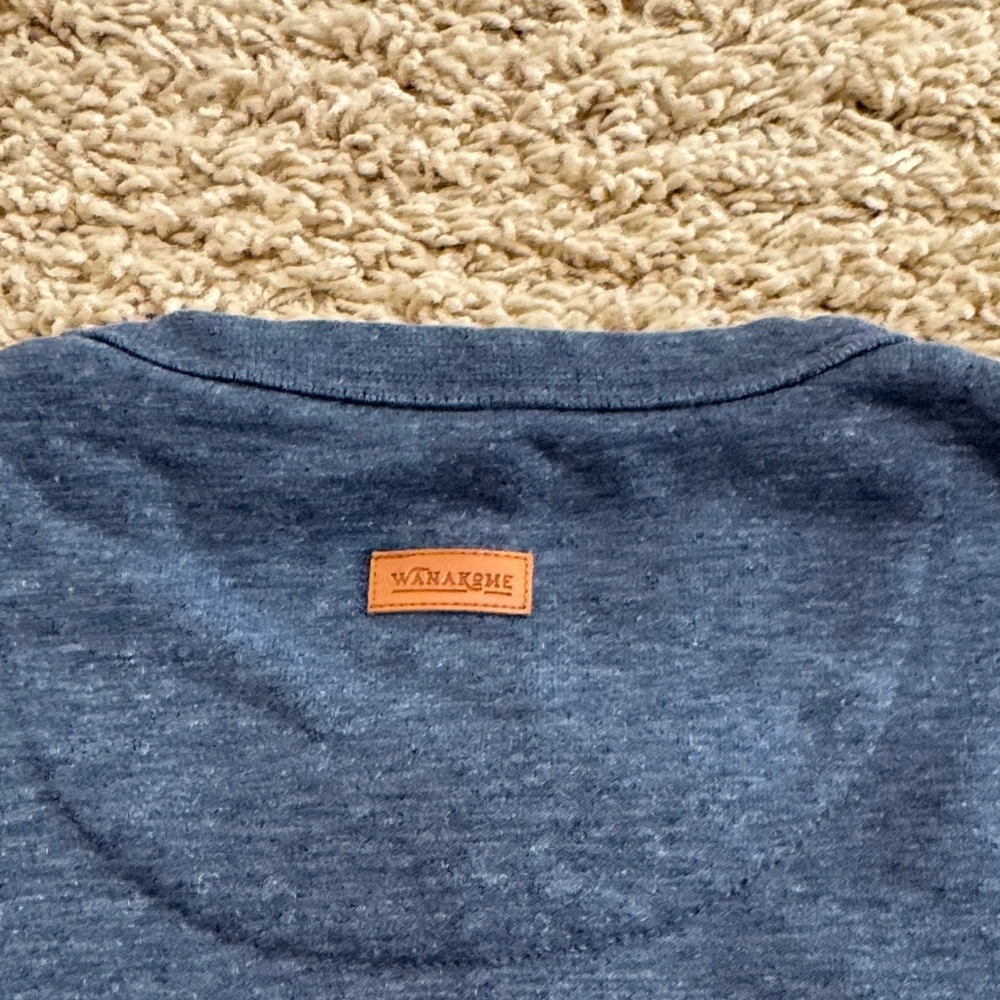 Wanakhome Womens Super Soft Heathered Blue Crewneck Crew Sweatshirt, sz M - Picture 15 of 15